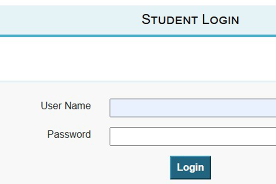 An image of a login page